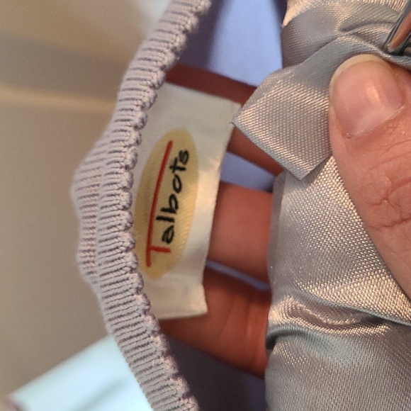 Light lilac grey 100% silk cardigan - Picture 7 of 7